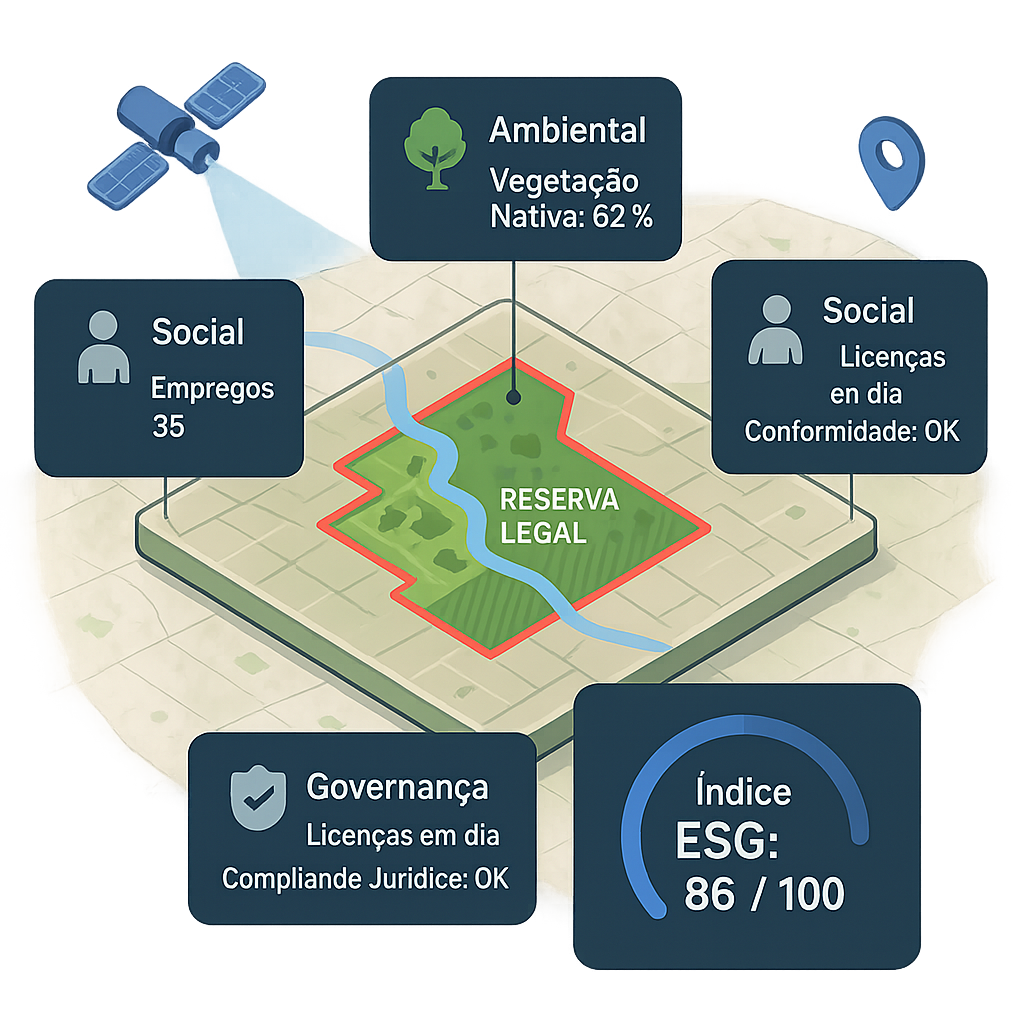 Ilustração ESG & Conformidade
